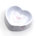 Melamine Heart Shape Pet Water and Food Bowl